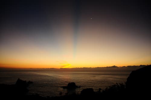 Sunrise on Green Island, Taiwan